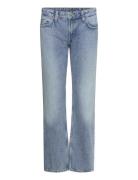 Weekday Arrow Low Rise Regular Straight Leg Jeans Blå