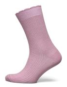 Mp Denmark Julia Glitter Sock Rosa