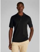 Calvin Klein Knitted Supima Cotton Polo S/S Svart