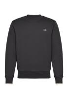 Fred Perry Crew Neck Sweatshirt Svart