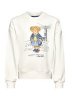 Ralph Lauren Kids Polo Bear Terry Sweatshirt Vit