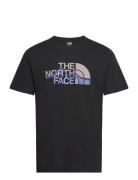 The North Face M Ss Mountain Line Tee Svart