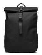 Rains Rolltop Rucksack Mini W3 Svart