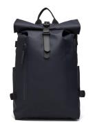 Rains Rolltop Rucksack Large W3 Marinblå