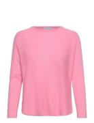 Davida Cashmere Curved Sweater Rosa