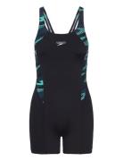 Speedo Womens Hyperboom Splice Legsuit Svart