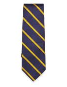 Polo Ralph Lauren Striped Silk Repp Tie Marinblå