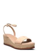 Lauren Ralph Lauren Leona Suede Espadrille Beige