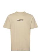 WOOD WOOD Bobby Flowers T-Shirt Gots Beige