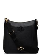 Lauren Ralph Lauren Pebbled Leather Large Cameryn Crossbody Svart