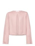 Mango Fine-Knit Cotton Cardigan Rosa