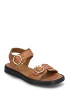 ANGULUS Sandals - Flat Brun