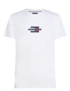 Tommy Hilfiger Flag Box Tee Vit