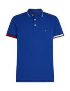 Tommy Hilfiger Flag Cuff Slim Fit Polo Blå