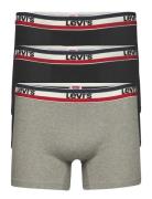 Levi's® Levis Men Sprtswr Logo Boxer Brief 3P Svart