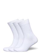 Weekday Cotton Rib Socks 3-Pack Vit