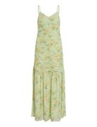 Vila Viuma Mesh Strap Maxi Dress/Dc/Ka Grön