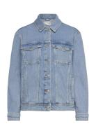 Selected Femme Slfalice Ls Light Blue Denim Jacket Noos Blå