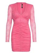 ROTATE Birger Christensen Lace Mini Ls Dress Rosa