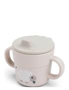 D By Deer Foodie Spout Cup Tiny Farm Sand Beige