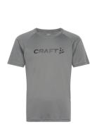 Craft Core Essence Logo Tee M Grå