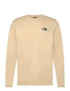 The North Face M L/S Simple Dome Tee Beige