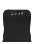 Juicy Couture Jersey Babey Bandeau Top Svart