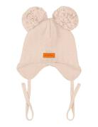 Gugguu Cotton Double Tuft Baby Beanie Beige