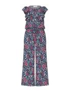 Name It Nkfvinaya 7/8 Jumpsuit F Marinblå