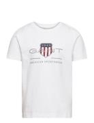 GANT Archive Shield Ss T-Shirt Vit