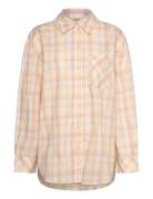 Monki Long-Sleeved Over D Poplin Shirt Gul