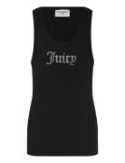 Juicy Couture Thin Strap Racer Vest Svart