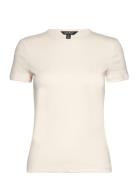 Lauren Ralph Lauren Stretch Cotton Tee Kräm