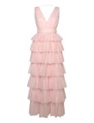 Bubbleroom Tulle Frill Gown Rosa