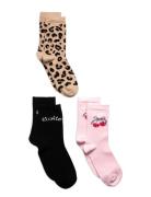 Lindex Socks 3P Leo Multi/patterned