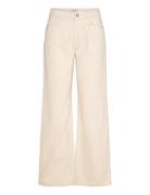 Dante6 Dante6-Nuit Distressed Wide Leg Jeans Kräm