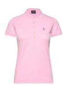 Polo Ralph Lauren Slim Fit Stretch Polo Shirt Rosa