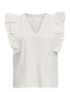 Object Objhope Papaya Nour S/S Top E Div Vit